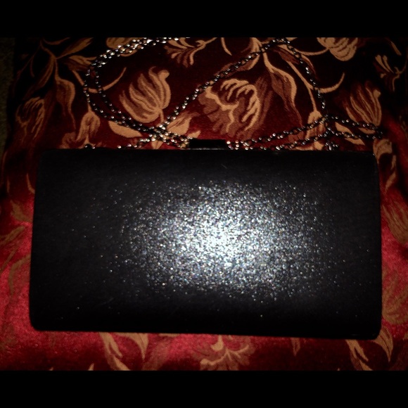 Metallic Evening Bag on one side & fabric on other - Picture 4 of 4